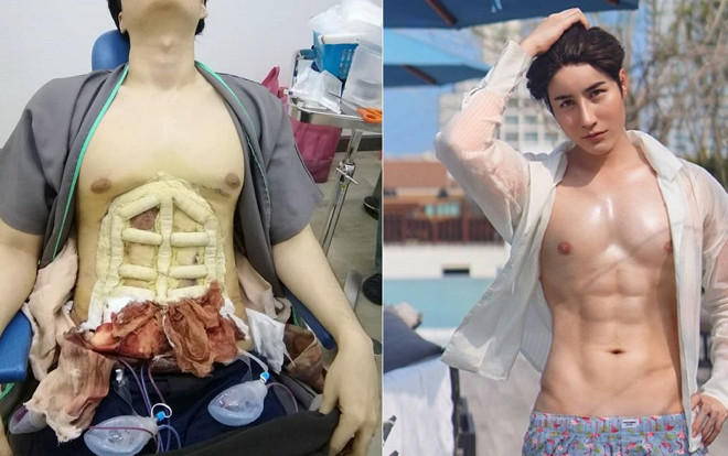 Trào lưu 'tạc bụng 6 múi' đau đớn đang gây sốt tại Thái Lan Ảnh 2
