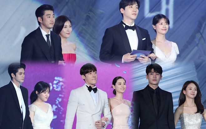 Sân khấu 'Baeksang 2019': Ha Ji Won khoe vòng 1 khủng, Ong Seong Woo - Park Hyung Sik bảnh trai Ảnh 2