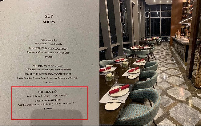 Phở 'chọc trời' tại khách sạn hạng sang ở Sài Gòn với giá 920.000 đồng/bát khiến nhiều người 'hết hồn' Ảnh 2