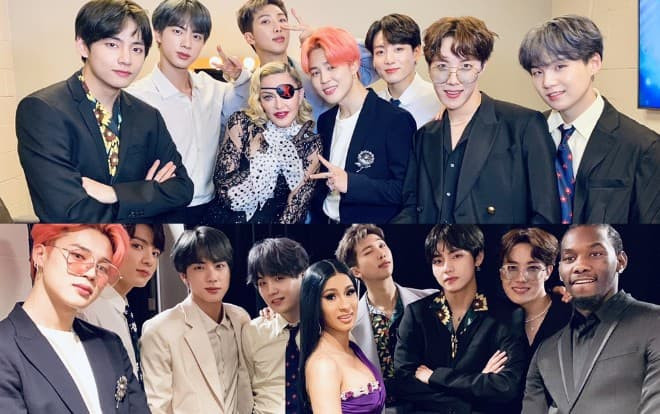 Khoảnh khắc đẹp tại BMAs 2019: Dàn sao Hollywood thân thiết bên BTS - từ Madonna, Ciara đến vợ chồng Cardi B Ảnh 2
