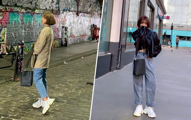 Park Shin Hye rũ bỏ váy áo điệu đà, 'lột xác' cool ngầu khi dạo phố Ảnh 2