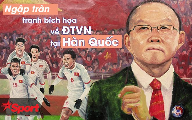 Tràn ngập hình bích họa HLV Park Hang Seo và Việt Nam ở Hàn Quốc Ảnh 2