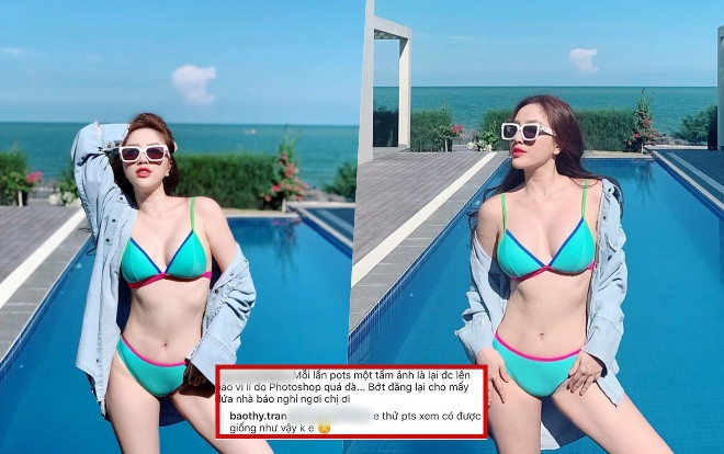 Mới vừa đăng ảnh, Bảo Thy liền bị chê photoshop quá đà và cái kết 'cay đắng' dành cho antifan Ảnh 2