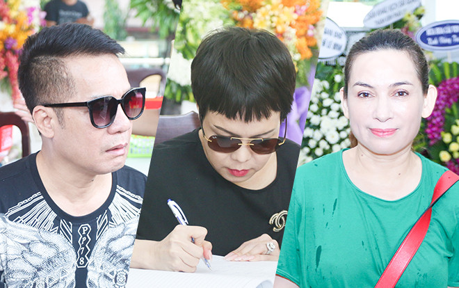 Việt Hương, Minh Nhí và Phi Nhung 'đội mưa' đến thắp hương cho cố nghệ sĩ Lê Bình Ảnh 2