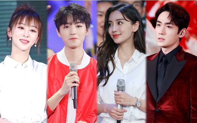 Vương Tuấn Khải, Chu Nhất Long - Angela Baby hoạt náo sân khấu 'Đêm hội 4/5 đài CCTV' Ảnh 2