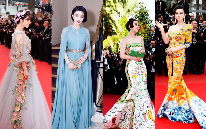 Cùng nhìn lại những 'bộ cánh' của Phạm Băng Băng tại LHP Cannes trong những năm qua Ảnh 2