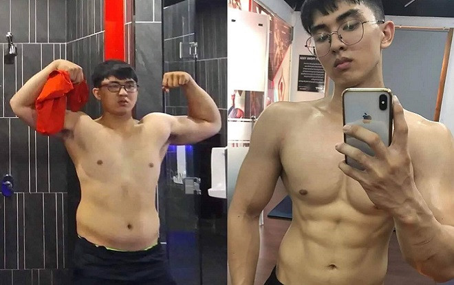 Công cuộc lột xác đầy bất ngờ của hotboy 9X từng phát phì vì tập gym sai cách Ảnh 2