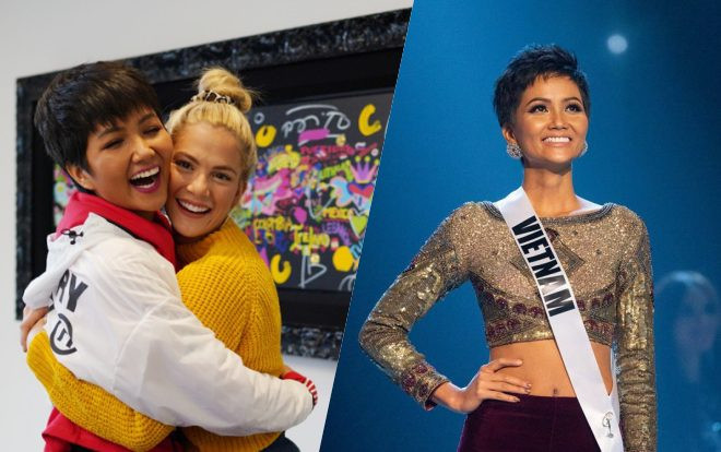 Hoa hậu Mỹ học tiếng Việt, 'bập bẹ' nói: 'Tôi yêu bạn!' dành tặng H'Hen Niê Ảnh 2