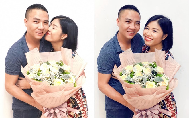 Tưởng li dị ai ngờ MC Hoàng Linh lại quá hạnh phúc, mỗi tháng đều được ông xã tặng hoa Ảnh 2