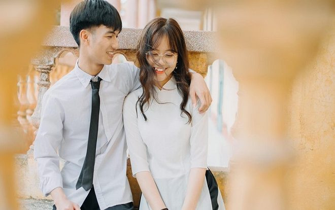Bộ ảnh 'Thanh xuân' ngọt ngào của nữ sinh 10X Thái Bình cùng 'nửa kia' gây sốt cộng đồng mạng Ảnh 2