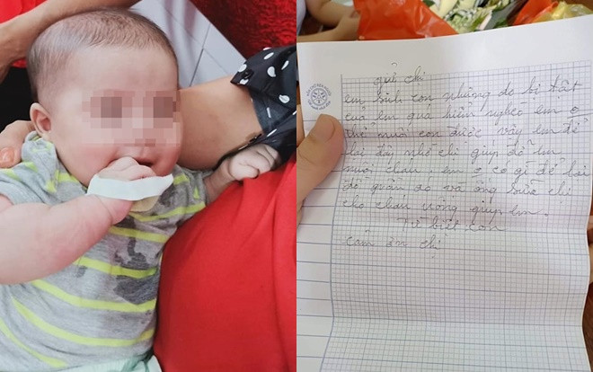 Bé gái 3 tháng tuổi bị mẹ bỏ rơi kèm bức thư 'từ biệt' Ảnh 2