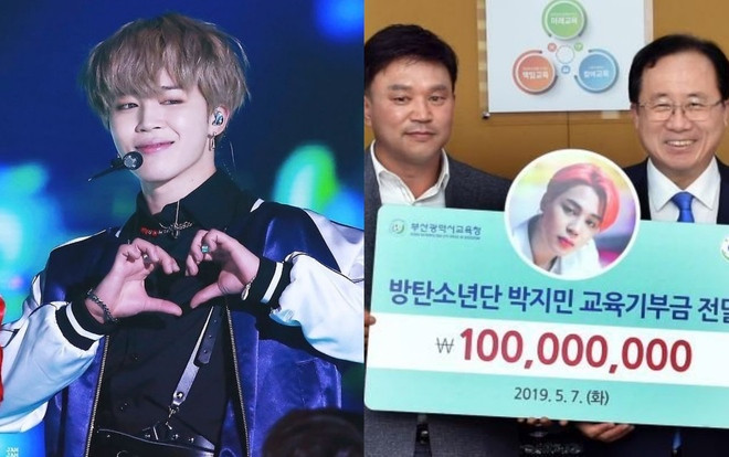 Jimin (BTS) trao tặng hơn 2 tỷ đồng cho các học sinh nghèo tại quê nhà Busan Ảnh 2
