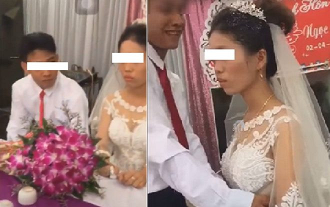 Clip: Cô dâu mặt như 'đưa đám' trong đám cưới khiến chú rể và người xung quanh 'mất mặt' giùm Ảnh 2