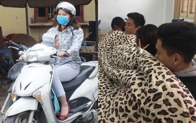 Hà Nội đột ngột lạnh hơn 20 độ C, người người co ro trùm kín mít ngay giữa hè Ảnh 2