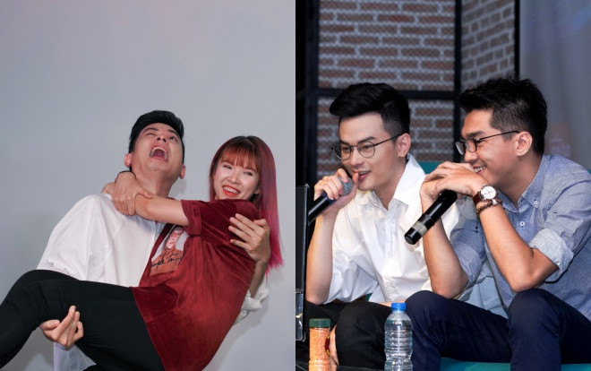 Sau thời gian dài lặng tiếng, PewPew cùng vợ chồng Kelvin Khánh-Khởi My bất ngờ xuất hiện tại buổi fan meeting của streamer Win.D Ảnh 2