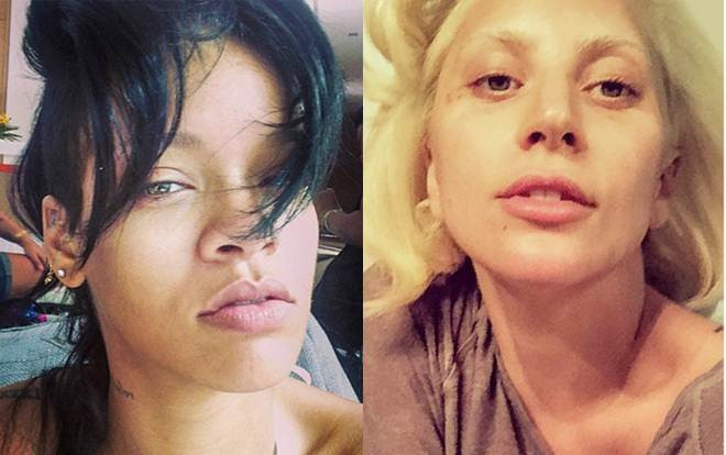 Siêu sao Hollywood trút bỏ son phấn: Lady Gaga xơ xác, Rihanna lộ mặt thô nhưng Kesha mới thảm hại' Ảnh 2