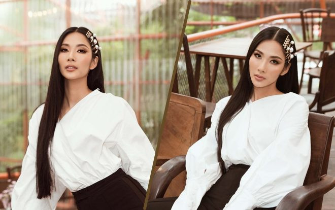 Nhan sắc Hoàng Thuỳ cuốn hút chuẩn quốc tế khi chính thức đại diện Việt Nam thi Miss Universe 2019 Ảnh 2