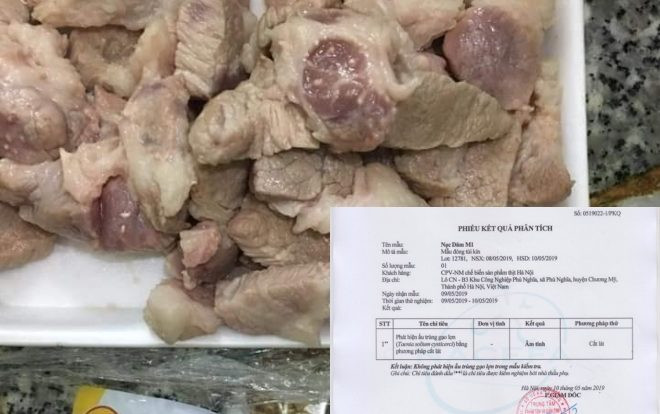 Thông tin chính thức vụ khách mua thịt lợn nghi nhiễm sán gạo tại siêu thị lớn ở Hà Nội Ảnh 2