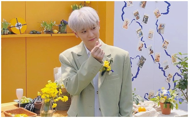 ChanYeol (EXO) gây thương nhớ cực mạnh với màu tóc bạc trắng như thần tiên giáng trần Ảnh 2