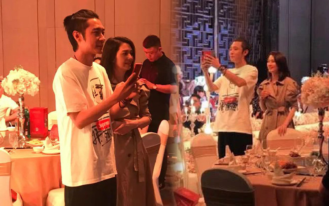 Hồng Hân bất ngờ cùng Trương Đan Phong dự đám cưới, thân mật âu yếm như chưa từng có chuyện gì xảy ra Ảnh 2