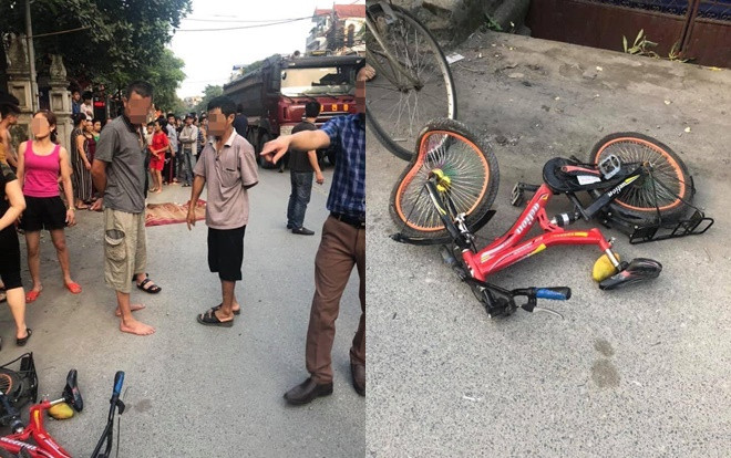 Bị xe ô tô bán tải tông, bé gái 7 tuổi tử vong, chị ruột nguy kịch Ảnh 2