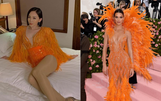 Fan săm soi mặc váy giống của Kendall Jenner tại Met Gala, Tóc Tiên ngay lập tức dọa 'oánh' Ảnh 2