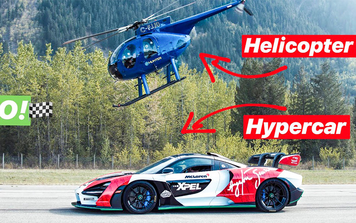 Siêu xe McLaren Senna đối đầu trực thăng và cái kết bất ngờ Ảnh 2