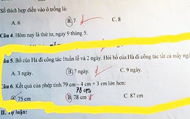Cô giáo chọn đáp án 'lạ' khiến phụ huynh hoang mang, cộng đồng mạng dậy sóng Ảnh 2