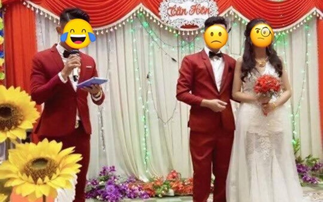 Cô dâu bỗng bị 'ra rìa' ngay trong ngày cưới vì chú rể mặc đồ đôi với 'người đàn ông lạ' Ảnh 2