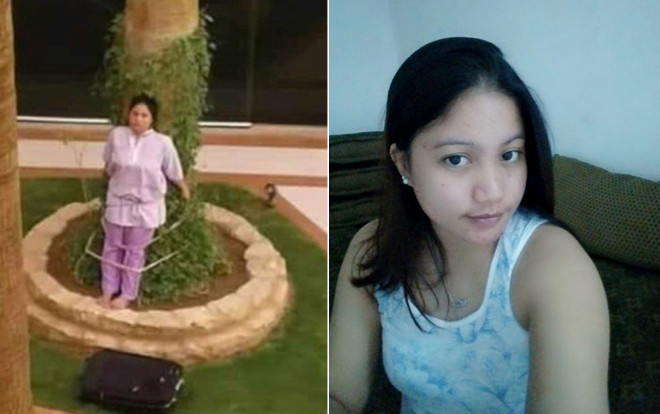 Để quên đồ của chủ, nữ giúp việc bị trói tay chân vào cây giữa trời nắng bỏng da Ảnh 2