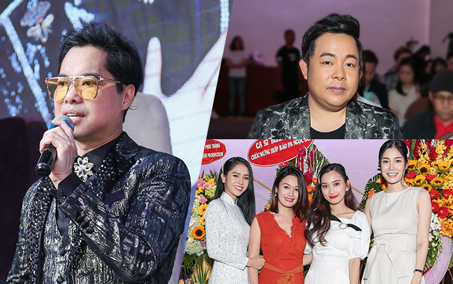 Quang Lê cùng dàn học trò đến mừng Ngọc Sơn ra mắt trung tâm âm nhạc sau 30 năm ca hát Ảnh 2