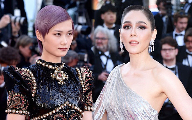 Thảm đỏ 'LHP Cannes 2019' ngày 3: Chompoo Araya đơn giản mà vẫn kiêu sa, Lý Vũ Xuân bất ngờ hóa quý cô sang trọng Ảnh 2