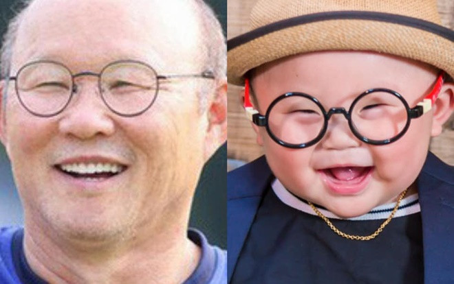 ‘Bản sao nhí’ 10 tháng tuổi của HLV Park Hang Seo gây sốt MXH, hội chị em thì khen lấy khen để Ảnh 2