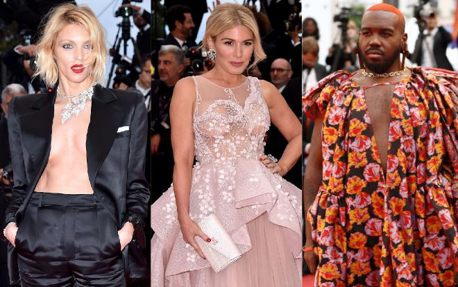 Thảm đỏ LHP Cannes 2019 ngày 4: Hofit Golan mặc váy xuyên thấu lộ nhũ hoa, Anja Rubik khoe vòng 1 hờ hững Ảnh 2