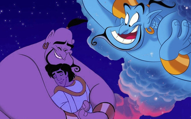 Bạn có biết điều gì xảy ra với Thần Đèn ở cuối phim 'Aladdin' bản hoạt hình năm 1992? Ảnh 2