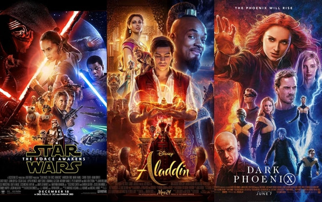 Có một chủ đề quen thuộc xuất hiện trong 3 tấm poster 'Star Wars: The Force Awakens', 'Aladdin' và 'Dark Phoenix' của Disney? Ảnh 2
