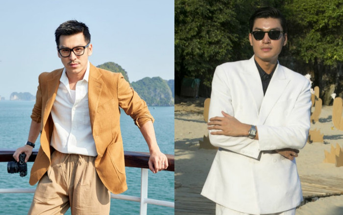 Thiên Minh sóng đôi Quang Đại, hoa hậu Thùy Dung 'lẻ bóng' lặn lội ra Hạ Long xem show Ảnh 2