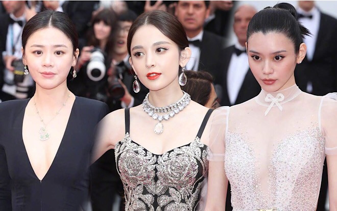 Thảm đỏ Cannes 2019 ngày 6: Cổ Lực Na Trát đẹp tựa nữ thần, làm lu mờ Mã Tư Thuần và Hề Mộng Dao Ảnh 2