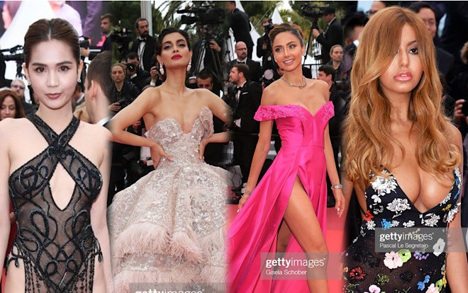 Đỏ mặt với thời trang 'lố', khoe vòng một trên thảm đỏ Cannes 2019 ngày 6 Ảnh 2