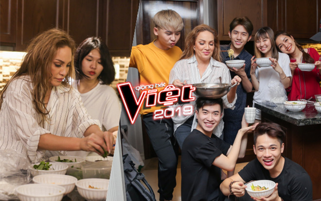 Đột nhập nhà và ăn ké món bún cá 'chuẩn mẹ Hà nấu' chiêu đãi 'đàn con' The Voice 2019! Ảnh 2