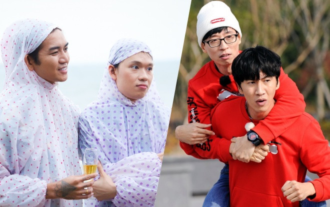 Kbiz có anh em 'đại ngốc' Yoo Jaesuk - Lee Kwangsoo, Vbiz cũng có cặp đôi 'lầy lội' Quang Trung - BB Trần Ảnh 2