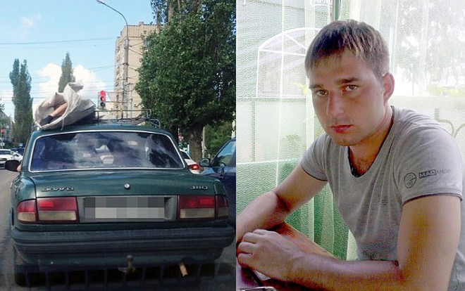 Kinh hoàng xác chết được chất lên nóc ô tô chạy giữa phố Ảnh 2