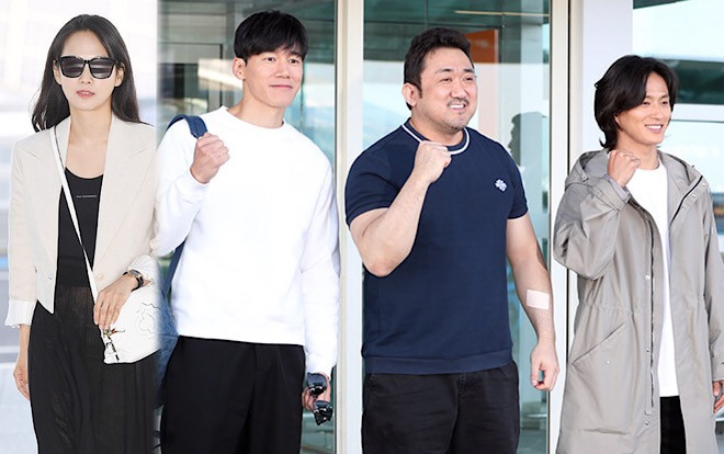 Yoon Seung Ah theo chồng và Ma Dong Seok sang Pháp dự 'LHP Cannes 2019' Ảnh 2