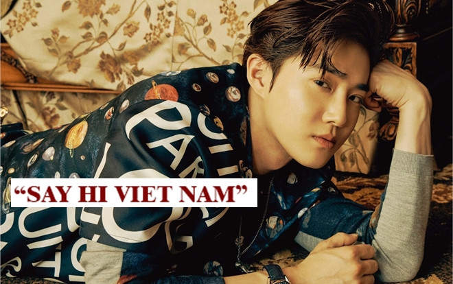 CLIP: Trưởng nhóm EXO - SUHO bất ngờ nói lời chào fan Việt, hứa hẹn đến Việt Nam du lịch? Ảnh 2