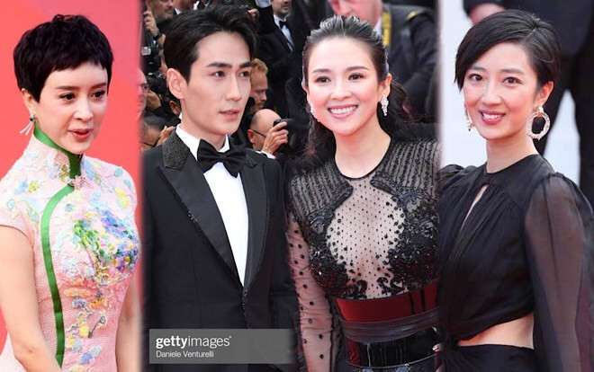 Chương Tử Di, Chu Nhất Long và mỹ nhân 'Tây Du Ký' bừng sáng trên thảm đỏ Cannes 2019 ngày 8 Ảnh 2