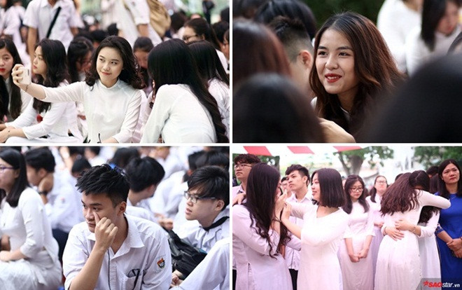 Những giọt nước mắt, nụ cười của học sinh THPT Việt Đức trong ngày bế giảng Ảnh 2