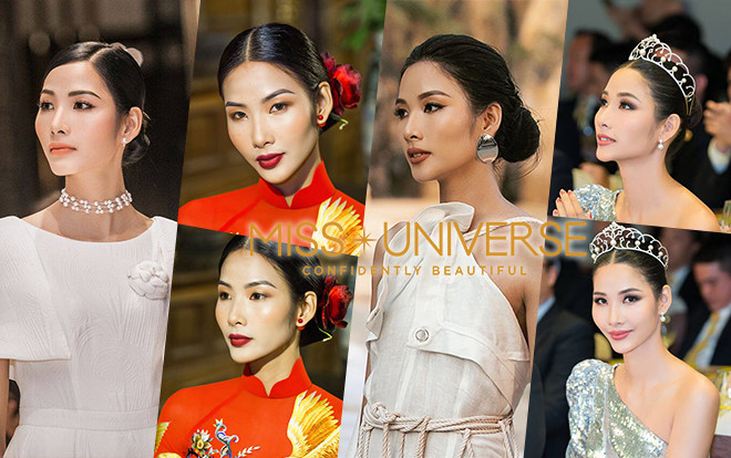 Hoàng Thùy 'lăng xê' tóc búi, fan vote điên đảo: 'Quá chuẩn để in-top Miss Universe 2019' Ảnh 2