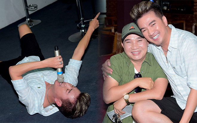 Hết 'tình tứ' với Quang Linh, Mr. Đàm còn có 1001 pha 'thả dáng' nhắng nhít trong buổi tập nhạc Ảnh 2