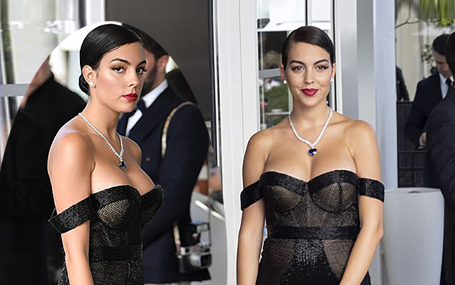 Bạn gái C.Ronaldo bị nhận xét 'phát tướng' khi cố khoe vòng 1 tràn trề trên thảm đỏ Cannes Ảnh 2