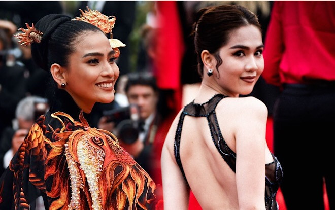 Không 'hở bạo' như Ngọc Trinh, Trương Thị May mang quyền lực rồng châu Á toả sáng tại Cannes 2019 Ảnh 2